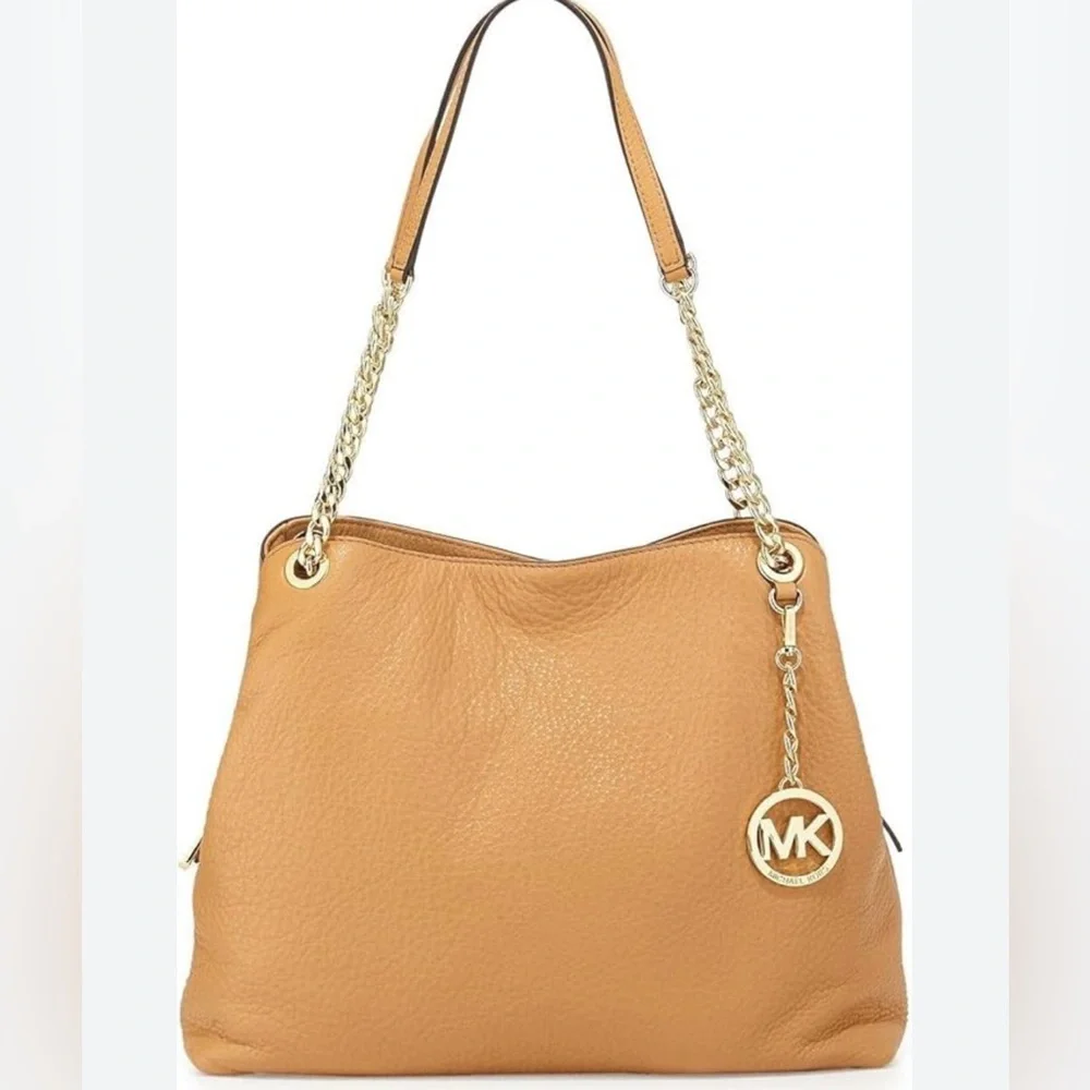 Michael Kors Neutral beige Jet Set Chain Shoulder Bag - Picture 1 of 16